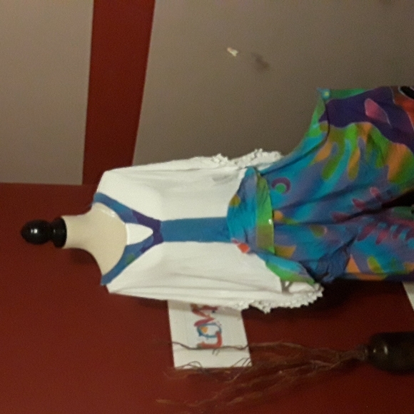 Colorful Pants..was dress tye dye...is off the hook - Picture 5 of 6